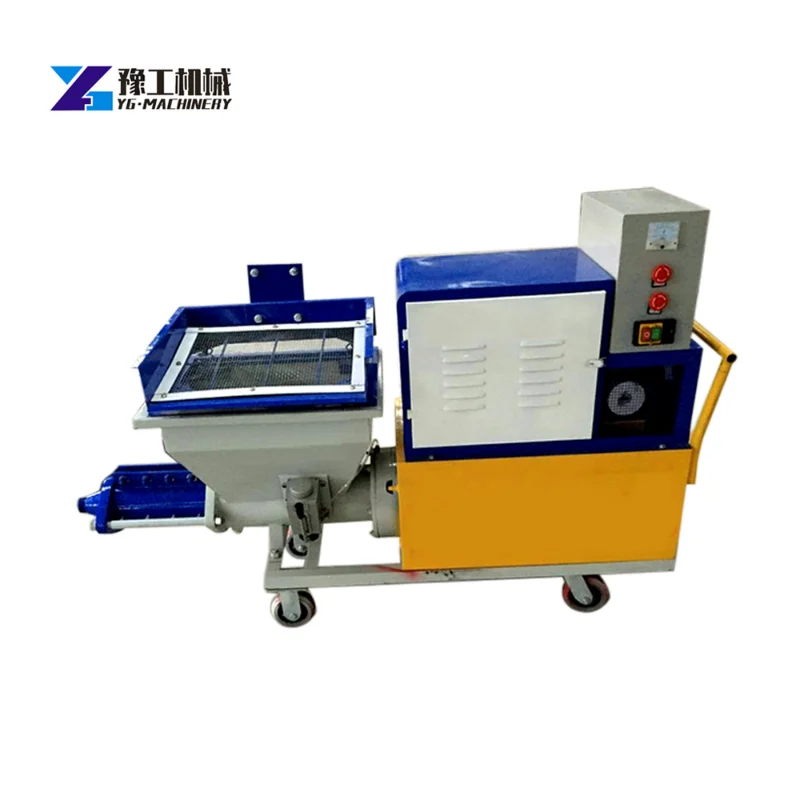 

Electric Diesel 4kw Cement Plaster Spraying Machine Sand Cement Sprayer Mortar Spraying Machine Hand-Held Mortar Sprayer