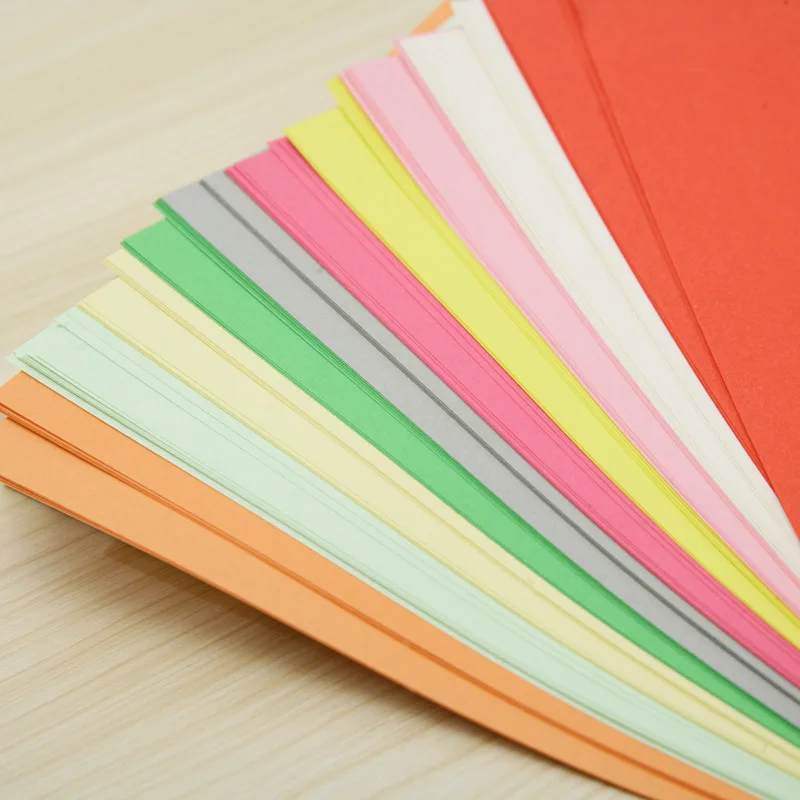 

Mary A4 Color Copy Paper 80G Mixed Color Printing Paper Can Be Made Into Manual Origami Paper Student Paper Cutting