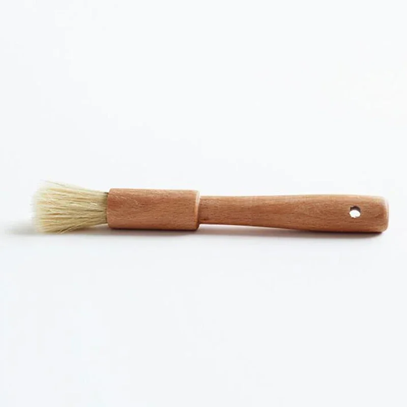 Wooden Oil Brush High Temperature Baking Bakeware Bread Cook Pastry Oil Cream BBQ Tools Basting Brush