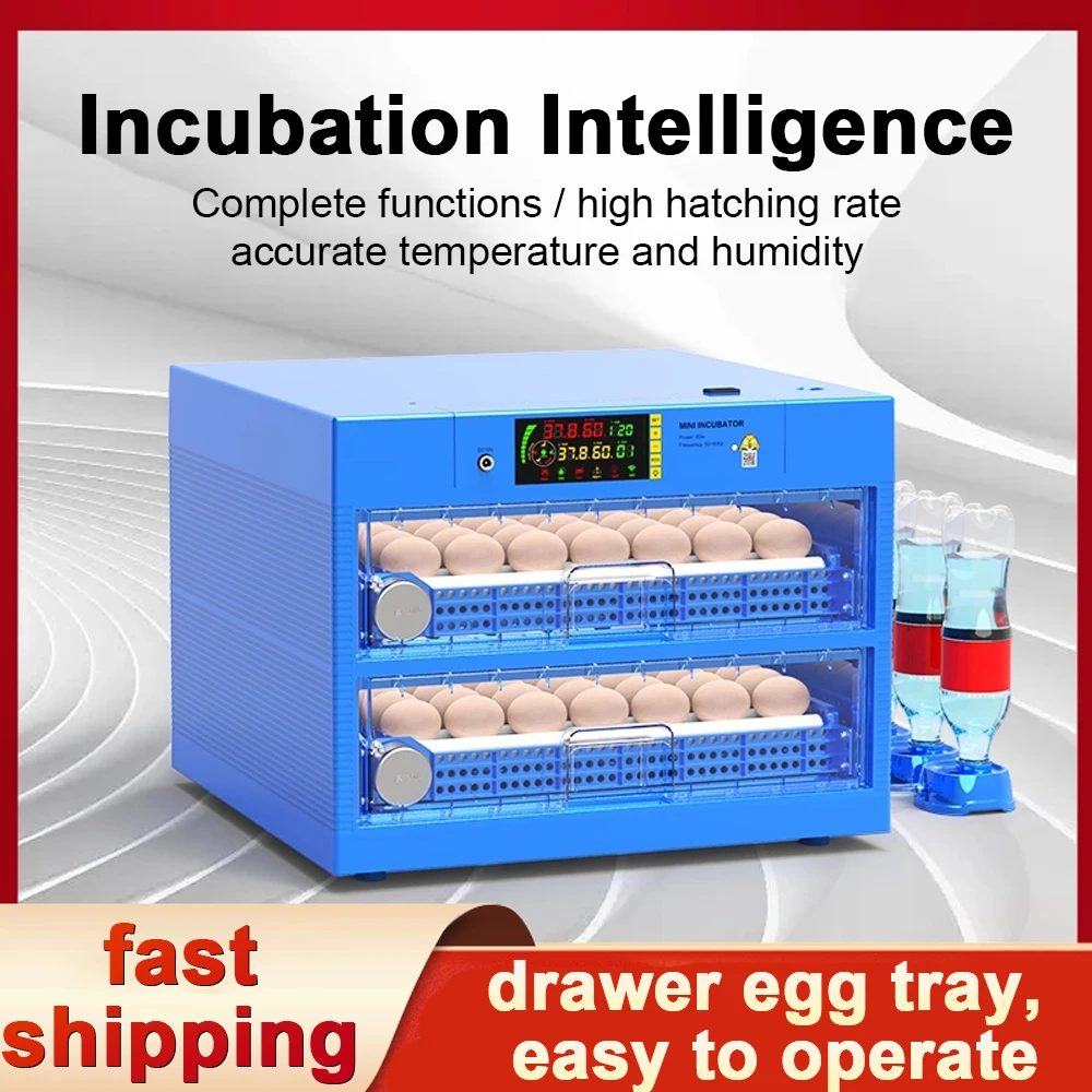 100EggIncubatorFullyAutomaticTurningHatchingBrooderTemperature