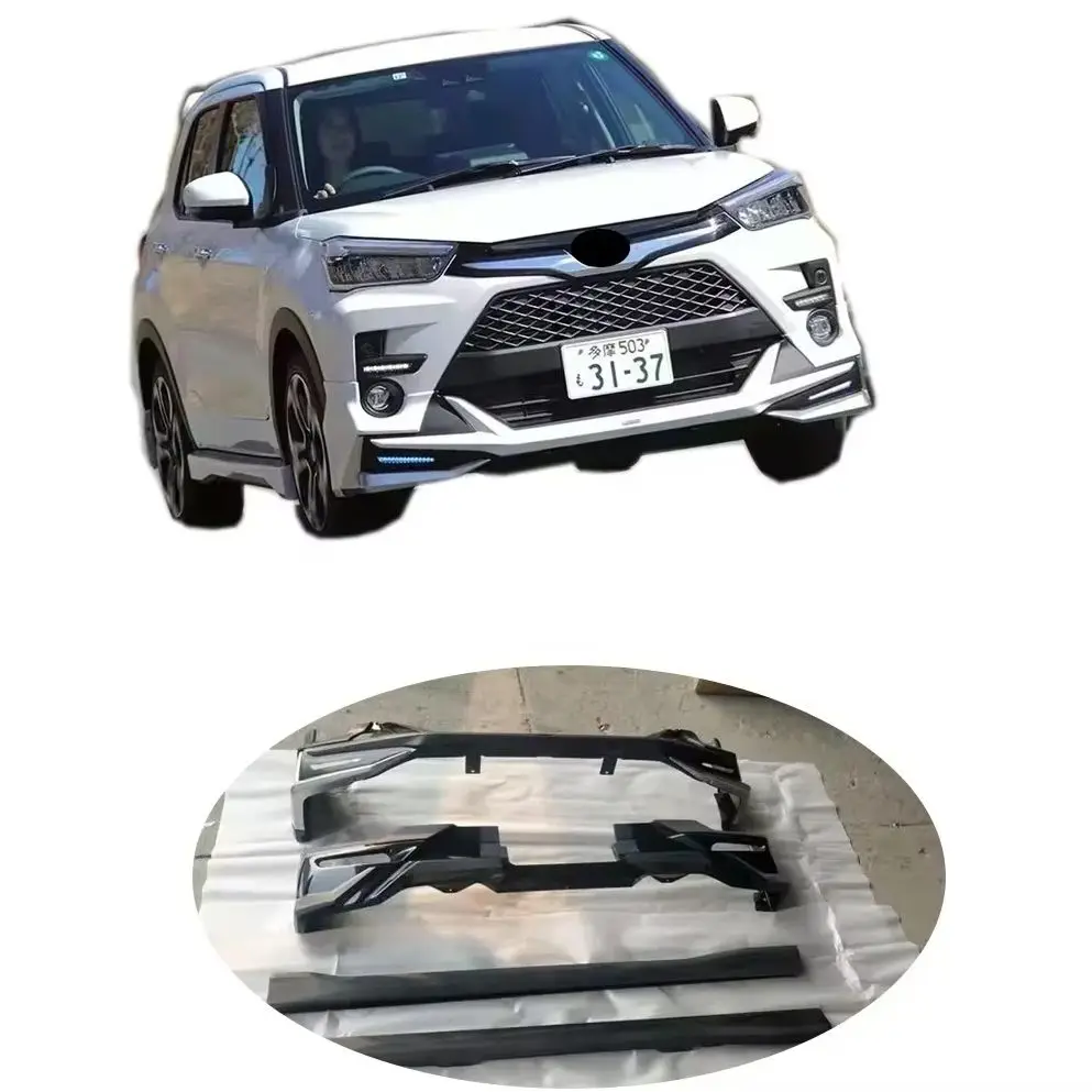 car bodykit for-Raize front lip rear lip side skirts car bumper for Raize plastic material customcustom