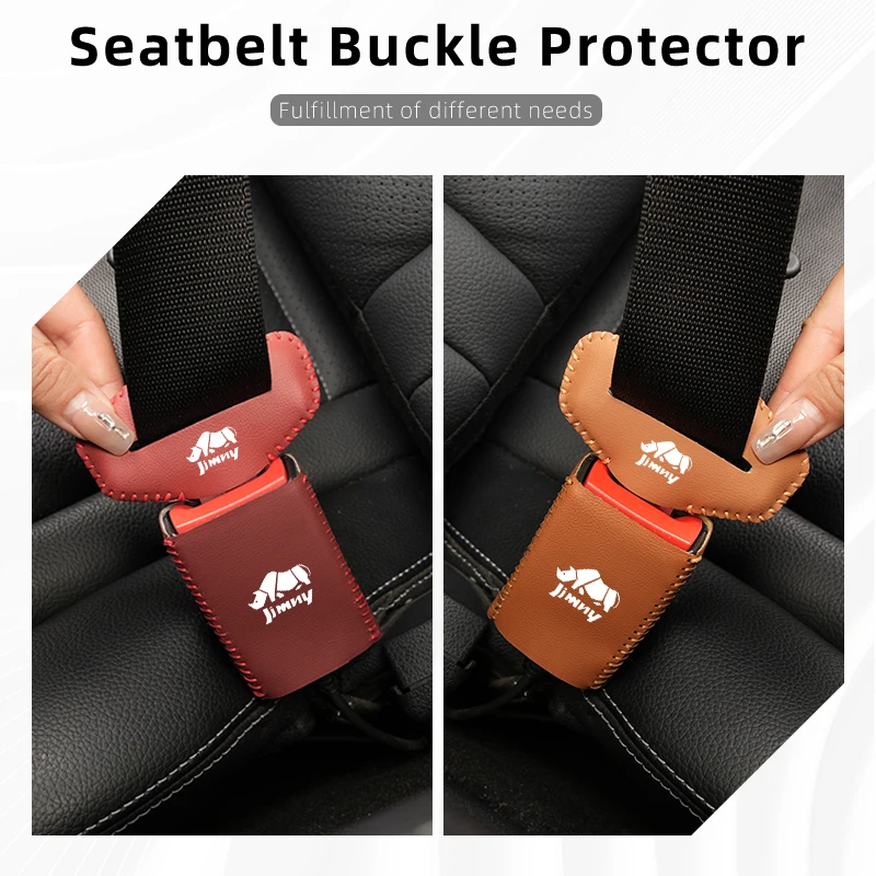 Anti Scratch Car Seat Belt Clip Protector Seatbelt Buckle Lock Cover For Suzuki Jimny Grand Vitara SX4 Swift Kizashi Liana