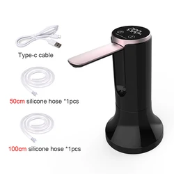 Smart Rechargeable Foldable Water Dispenser (Black and Base)