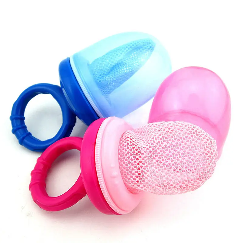 

Baby Pacifier Fresh Food Nibbler Feeder Newborn Safety Feeding Nipple Mesh Bag Infant Chew Fruits Vegetables Chupeta Soother