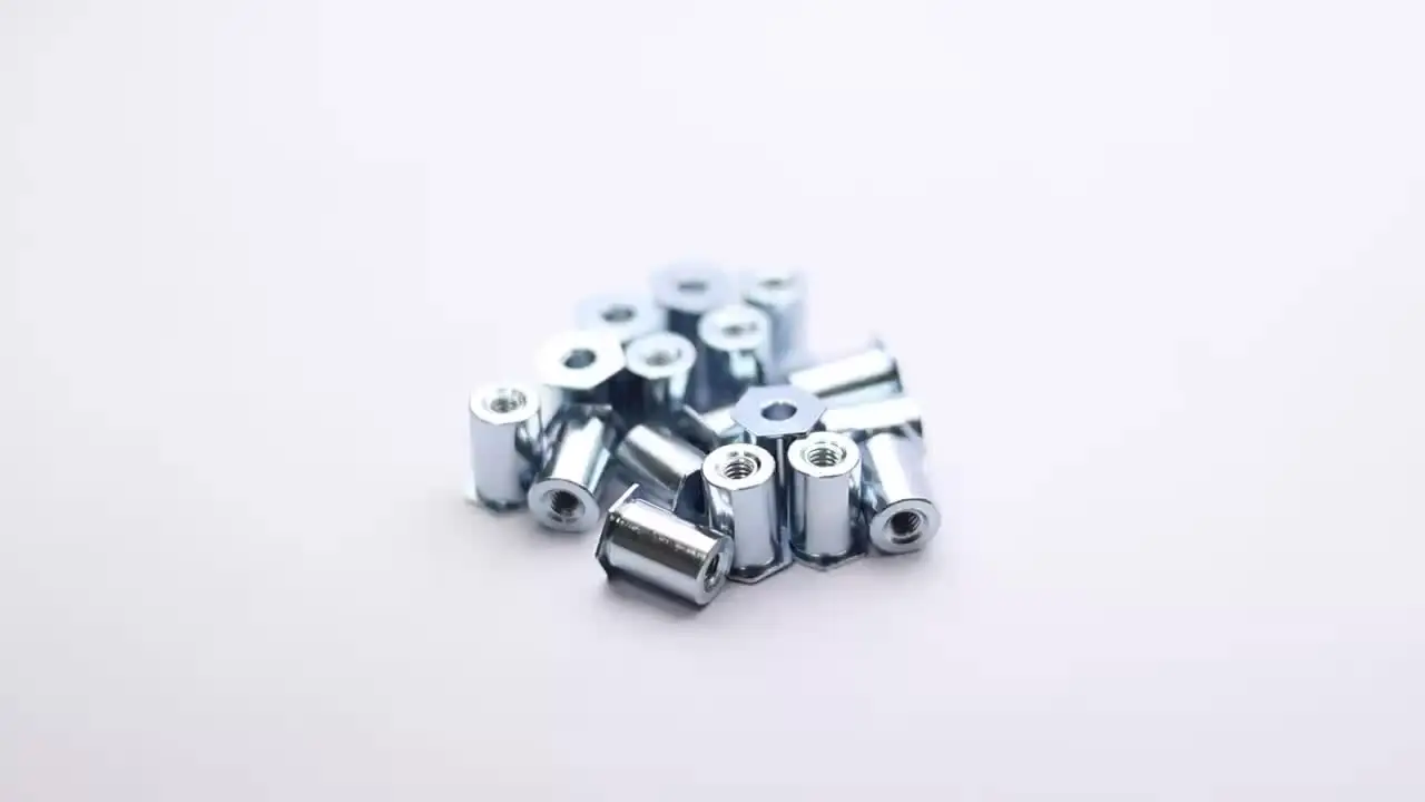 TSO-256/6256/440/6440/632Thin Head Self-Clinching Standoffs Carbon Steel Zinc Plated Nuts Inch Threaded