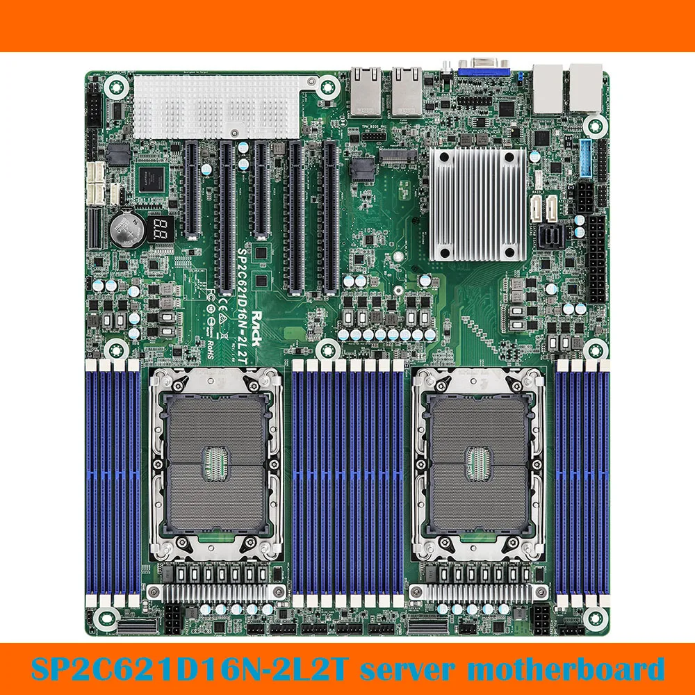 

For ASRock SP2C621D16N-2L2T Dual CPU Server Motherboard Support 3rd Gen Xeon DDR4 Fully Tested