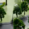 10pcs 1:150 Model Railway Train Lamp Post Street Advertising Lights 3V LED DIY Lamppost Layout Diorama Sand Table Landscape 3