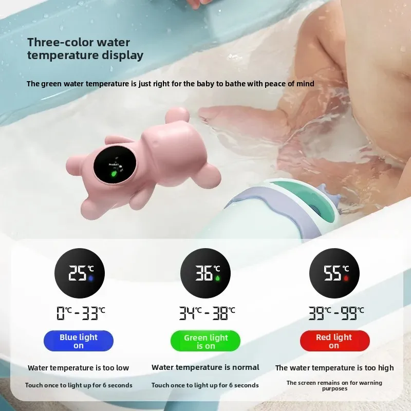 Baby Bath Waters Temperature Children Bath Water Thermometer Kids Smart Electronic Water Thermometers Baby Shower Products