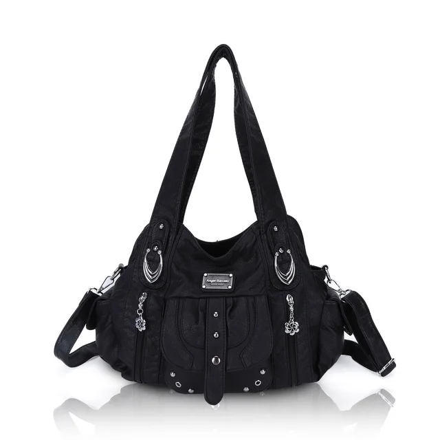 Angelkiss – Sacs à Main Délavés En PU Pour Femmes, Sacs à Bandoulière De Bonne Qualité, Sacoches