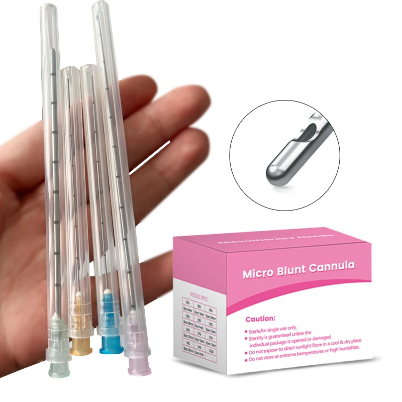 

Micro Tip Blunt Cannula for Filler 18G 20G 21G 22G 25G 27G 30G 25/38/50/70mm Disposable Sterile Syringe Needle