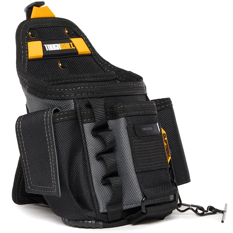 Tool Kit TOUGHBUILT TB-CT-34 Small Electrician Pouch Adjustable 13 Pockets Rugged 6-Layer Construction Storage