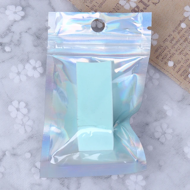 100 Pieces Self-Sealing Laser Small Plastic Bags For Jewelry Pouch With  Clear Display Window Jewelry Packaging Gift Storage Bags - AliExpress