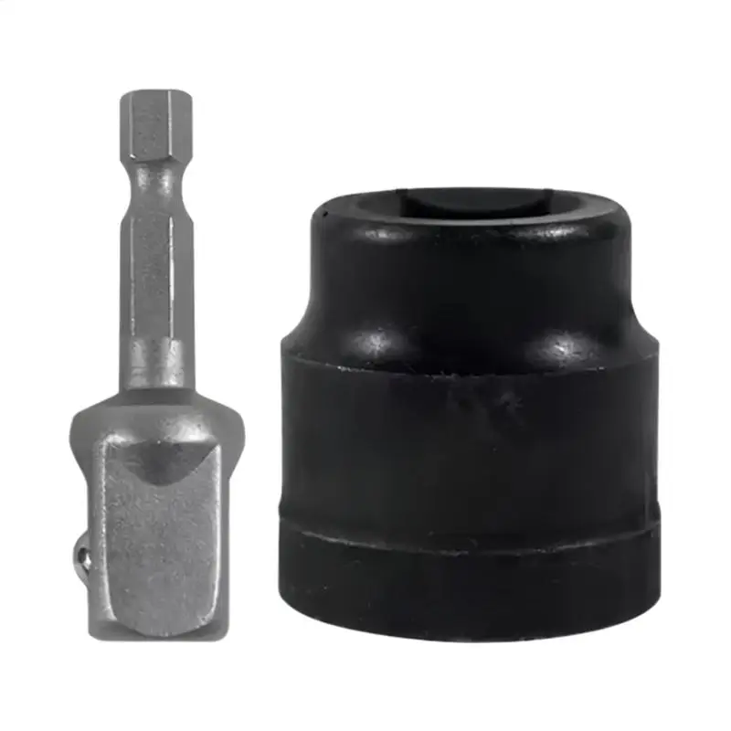 Jack Socket Adapter Electric Drill Adapter Jack Socket Vehicle Maintenance Lifting Tool Labour-Saving Gear for Road Trip