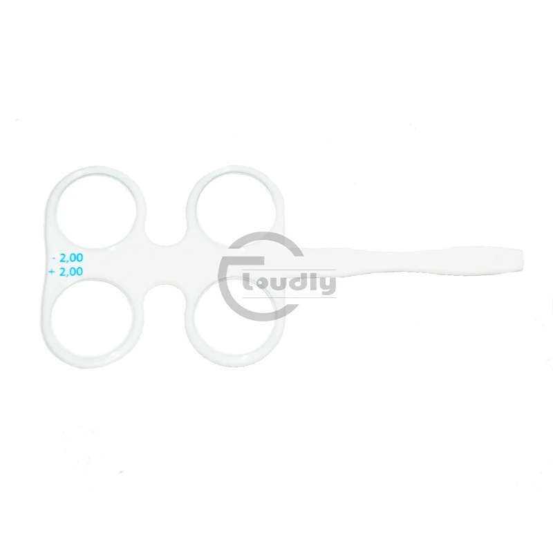 4 Lens Optical Flipper Ophthalmic Lens Flipper Lens Holder Eye Trainer