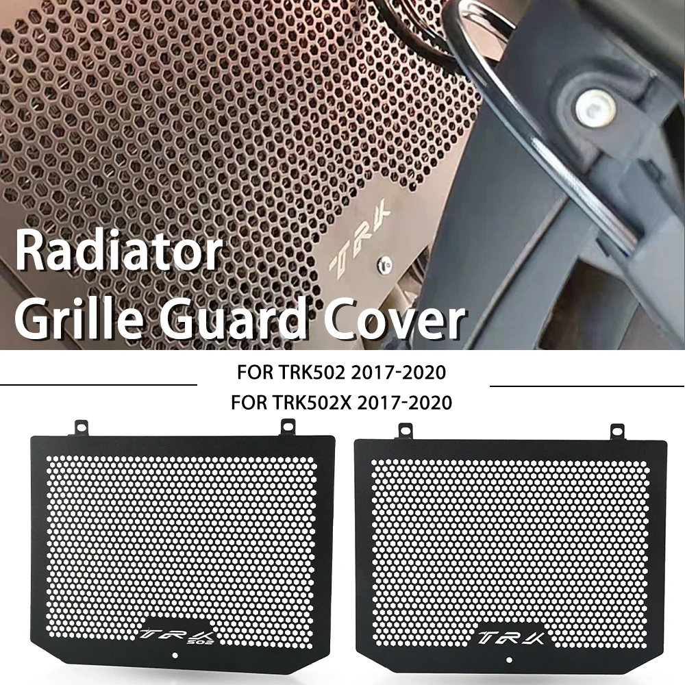 

Motorcycle Accessories For Benelli TRK502 TRK 502X 2017 2018 2019 2020 Engine Radiator Bezel Grille Protector Grill Guard Cover