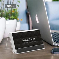 1Pc Business Card Holder Desk Bracket Cards Organizer Office Gift Display Holders 1