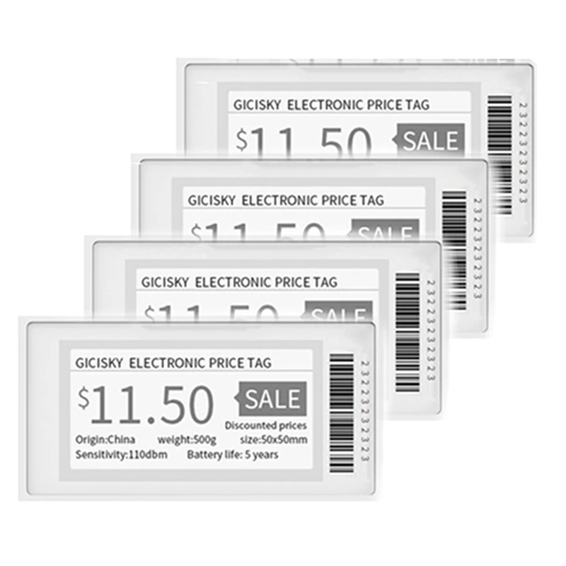 2.1 Inch Electronic Price Tag ESL TFT Screen Display No Messy Writing ...