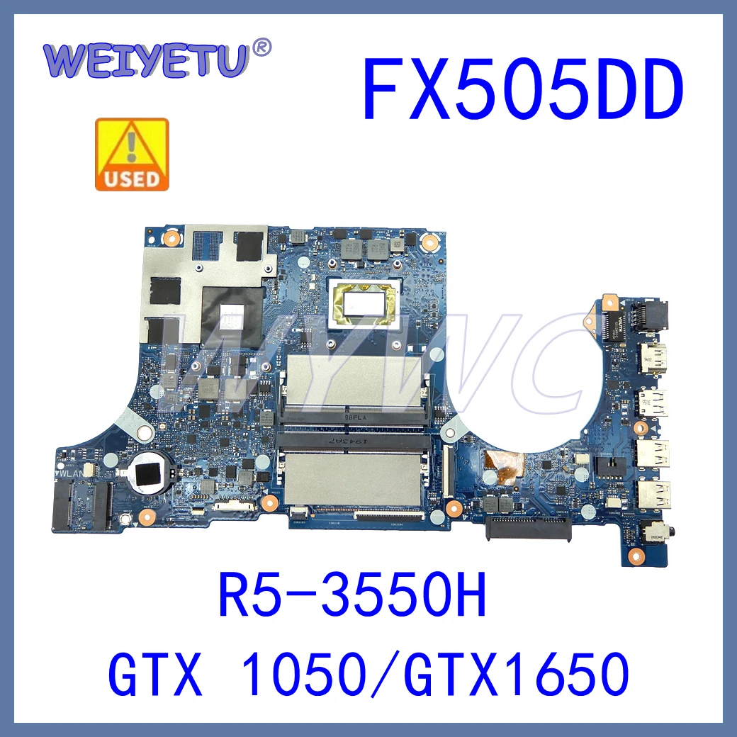 

FX505DT R5-3550H CPU GTX1650M/V4G GPU Laptop Motherboard For ASUS FX95DT FX95D FX505D FX505DT FX505DD Notebook Mainboard USED