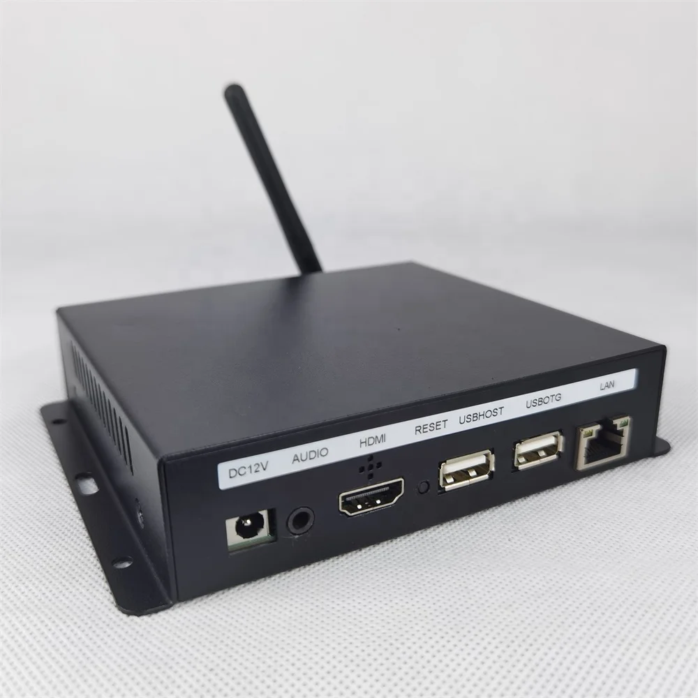 

New 4K UHD TV Box Android 11.0 digital signage cloud terminal display advertising H.265/H. 264/VP9 decoding network media player