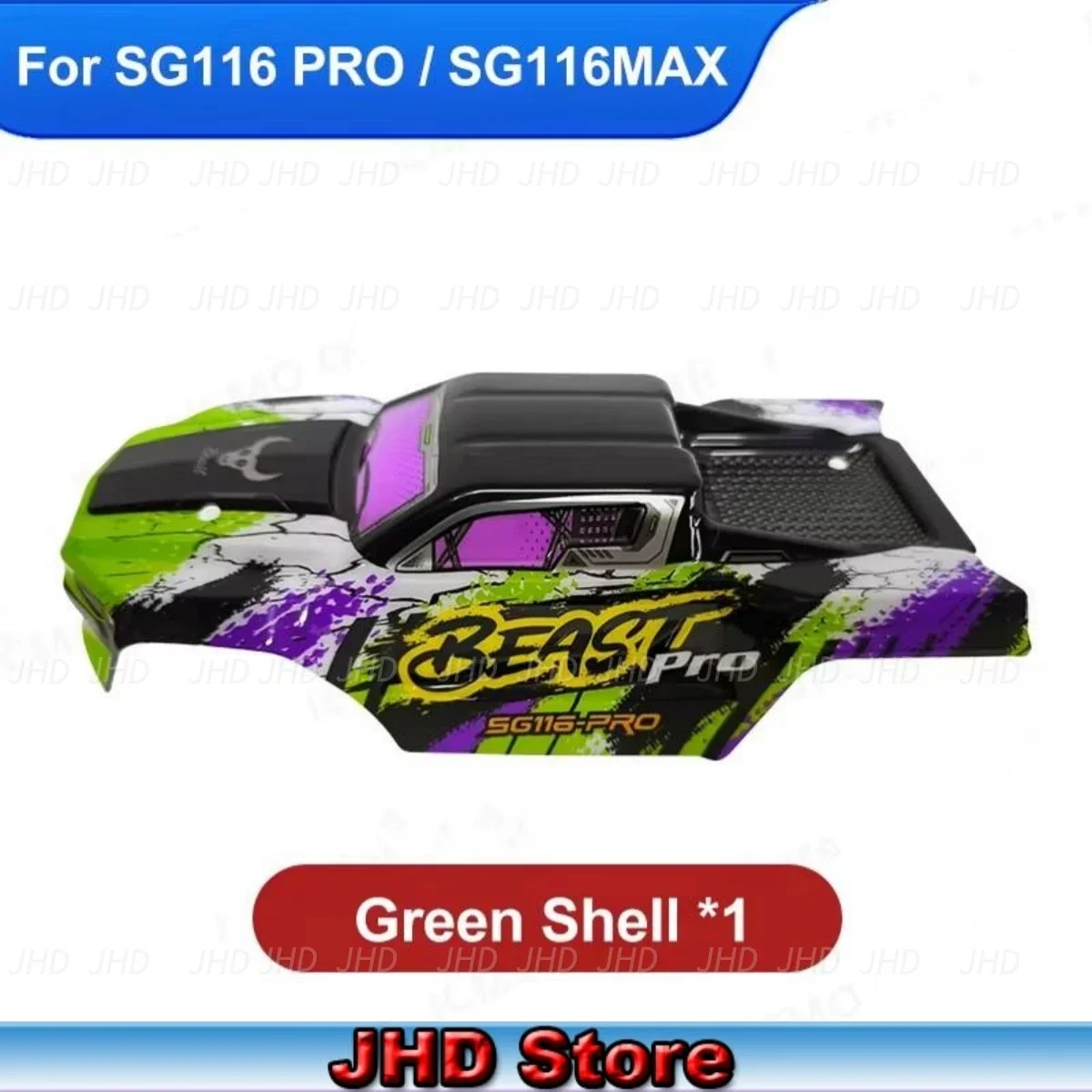 Description Picture 3 of itemJHD SG216 MAX SG116 MAX Wheel High Speed RC Car Original Accessory ZLL Original Car Shell for SG116PRO SG216PRO Car Body