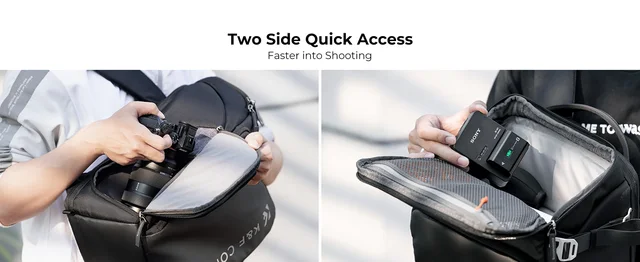 K & F Concept-mochila profesional para cámara, morral impermeable para  fotografía, 16 pulgadas, con trípode, 25L - AliExpress