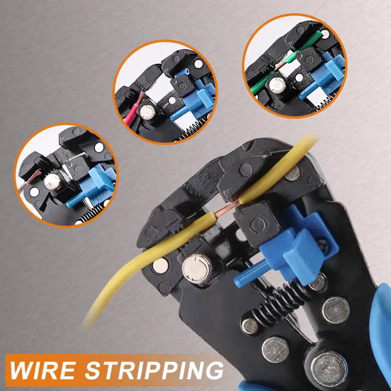 Wire Stripper 24-10 AWG (0.2-6 Mm²) YE-1SE,3 In 1 Automatic Wire Stripping Tool, With Cutting & Crimping Function image 6