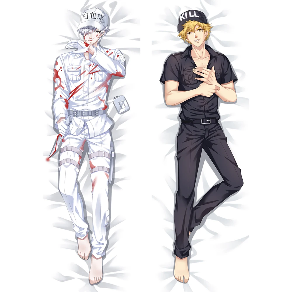 

Anime David Production Leukocyte Character Cosplay Dakimakura Pillows Long Sleeping Pillowcase Manga Hugging Body Pillow Cover