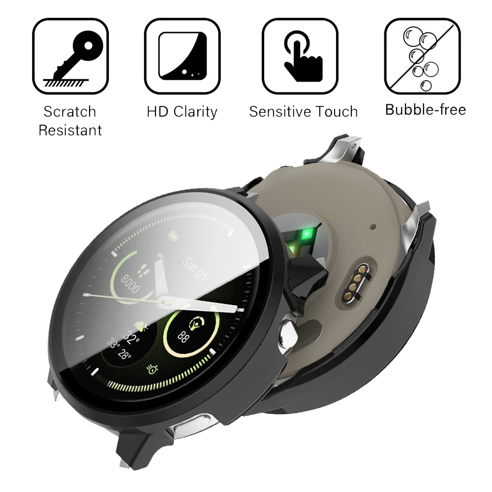 Pour Garmin Forerunner 165, 5 Pièces XDfind Soft Hydrogel Film Protecteur Avant Complet