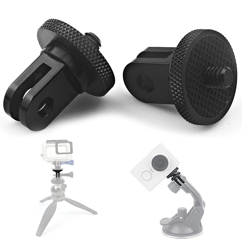 1/4 Inch Mini Tripod Adapter Mount for GoPro Hero 12 11 10 9 8 7 6 5 Black Insta360 X4 X3 Sjcam Xiaomi Yi 4K Eken Accessory