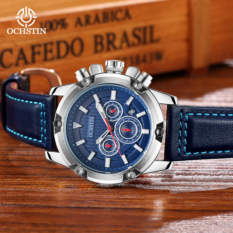 Ochstin original brand new Mariner series fashion multi-functional quartz movement luminous men's quartz watch