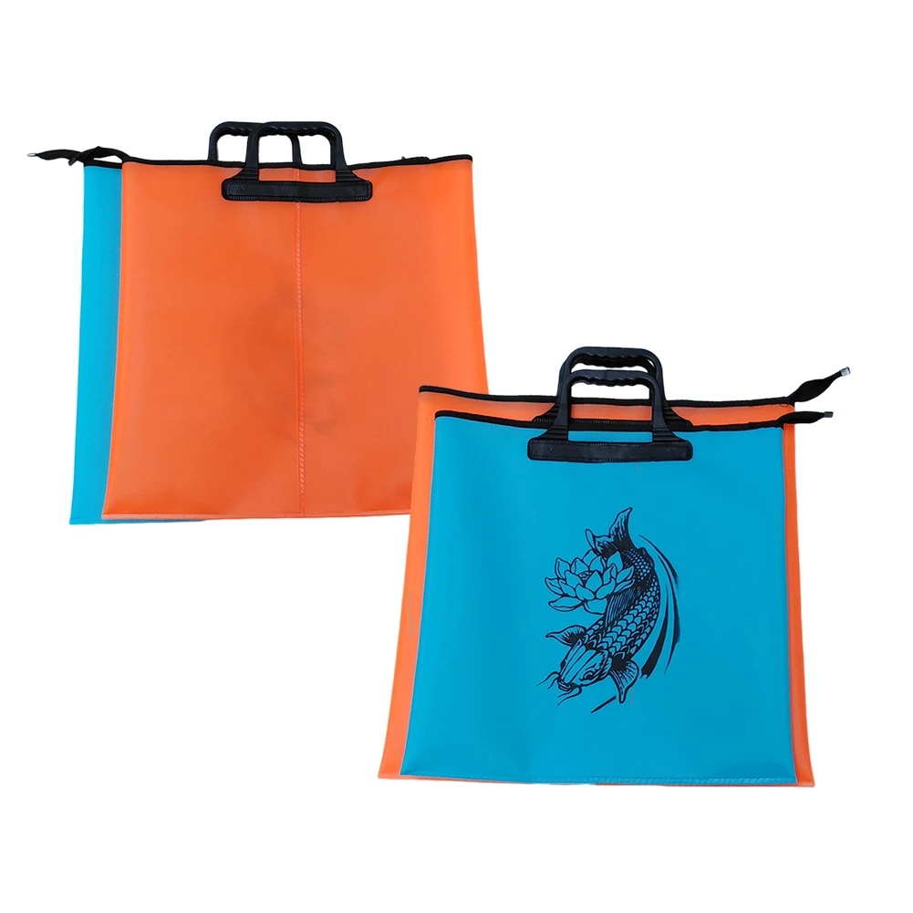 

Fishing Bag With Zipper Waterproof Leak Resistant Fishing Weigh-In Bag 17.7 / 19.7 / 23.6 Inch For Outdoor Salteater Freshwater