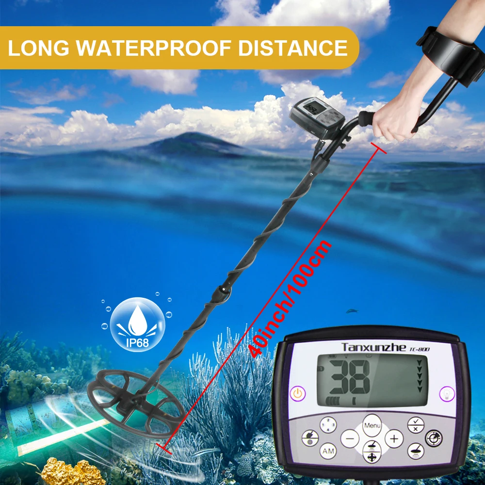 High precision Metal Detector TC 800 Using Digital VFLEX Technology Compatible With Low Medium And High