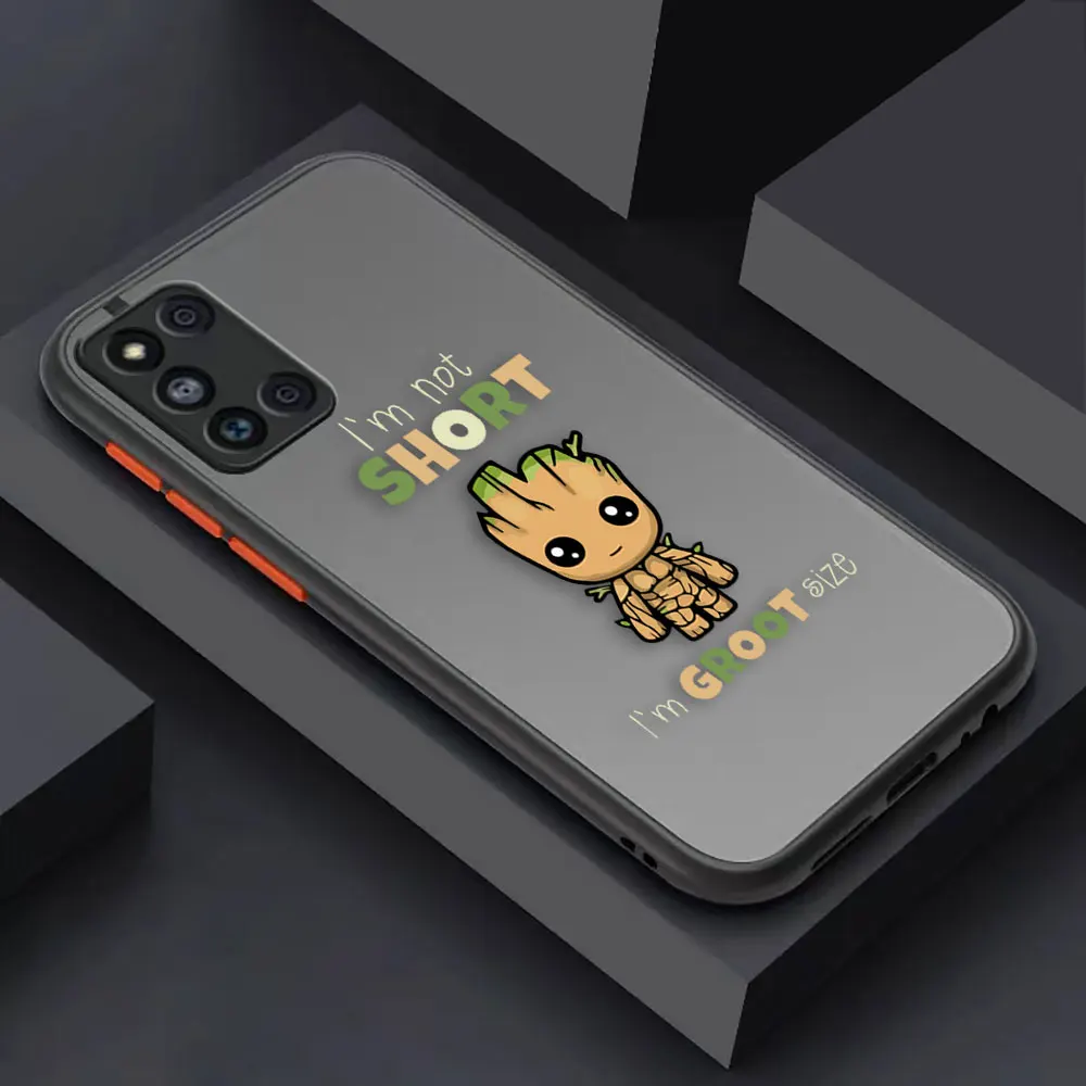 thumbnail image 1 of Matte Case for Samsung Galaxy M62 M53 M52 M51 M33 M32 M31 M30S 5G J8 J7 J6 J5 J4 Case Funda Coque Capa Shell Marvel Comics Groot, 1 of 5