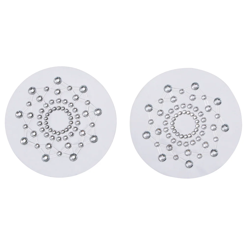 Bras Bra Nipple Stickers Chest Paste Breast Petals Lingerie Breasts Stickers Breast Bra Pad Rhinestone Nipple Nipple Cover