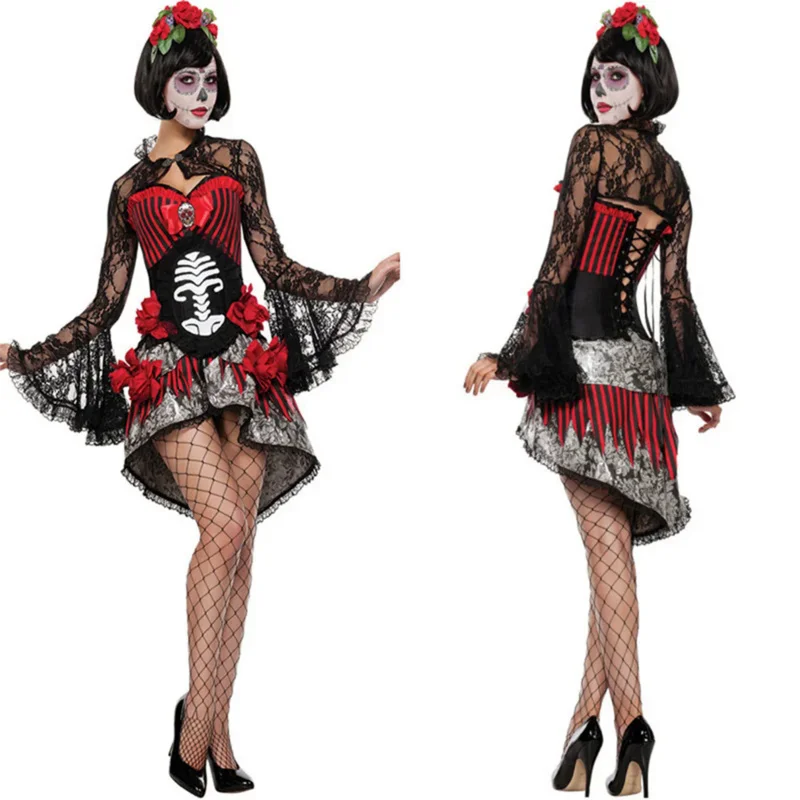 

Lady Carnival Halloween wedding ghost costume cosplay costume