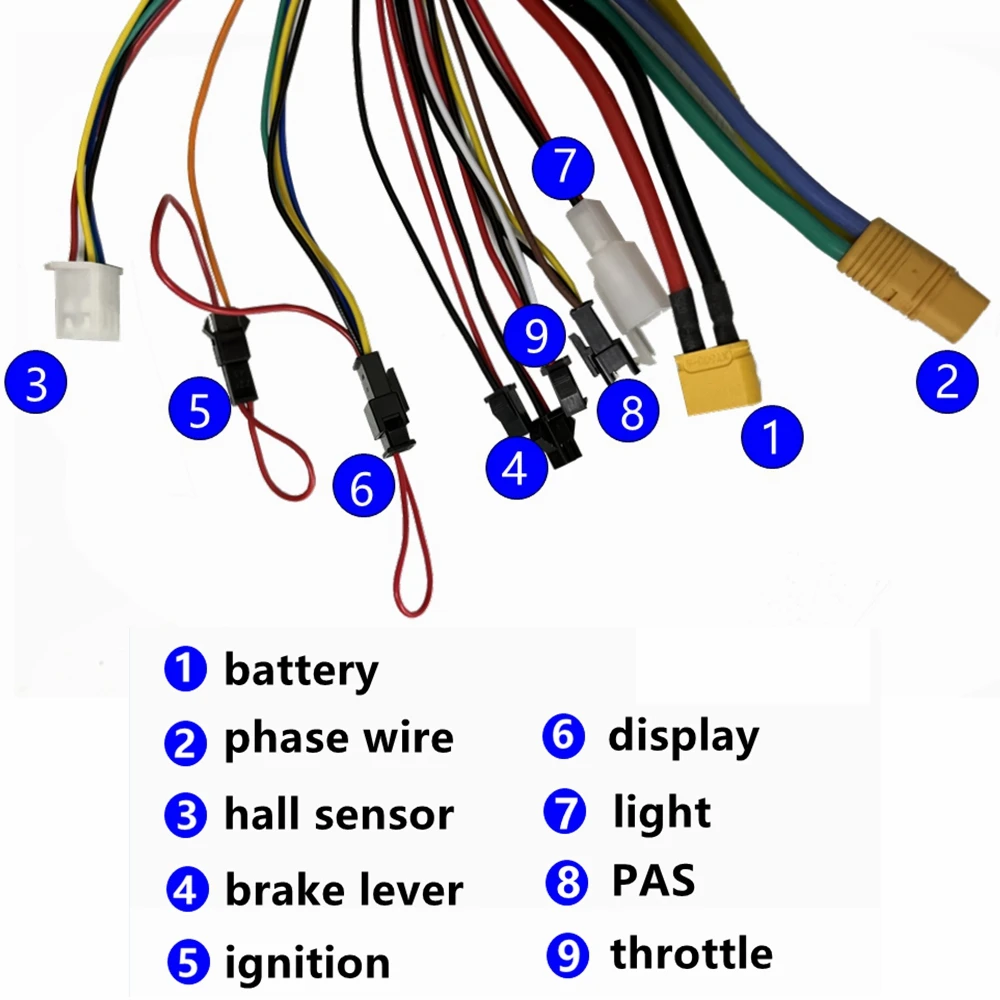 Dual Mode 48V/72V 45A Sine Wave Ebike Controller electric bike controller sine wave inverter