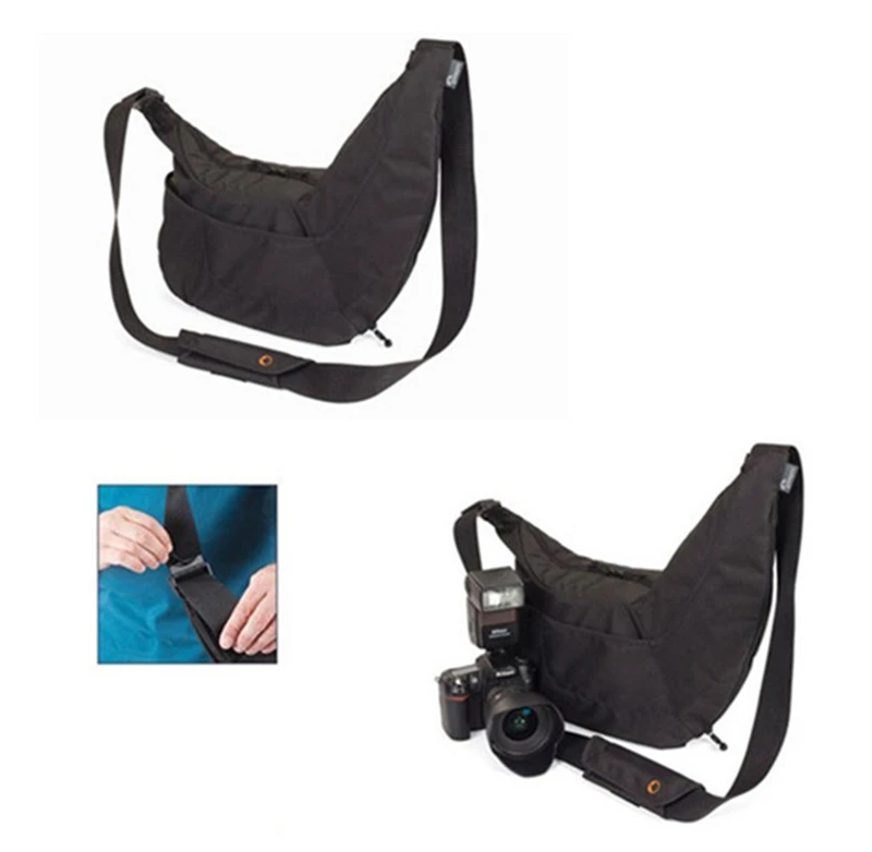 Lowepro Passport Sling PS Series Lightweight Crossbody Camera Single Shoulder DSLR Inner Case Photography Bag_voghion.com