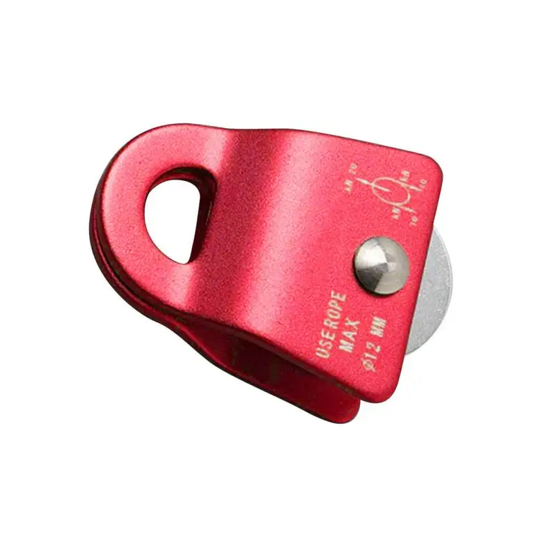 

Lightweight Climbing Pulley Mini Concave Zipline Pulley Aluminum-Magnesium Alloy Material Easy To Use For Rigging Climbing