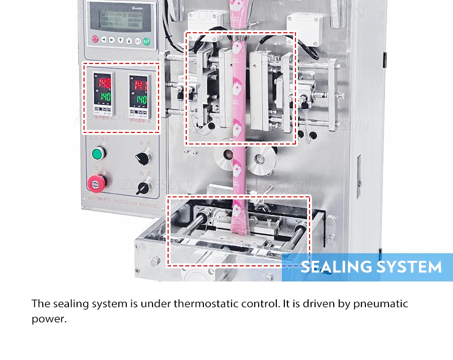 ZONESUN ZS-SLFK80 Automatic Filling and Sealing Machine with Counting Functions Vibrating Beans Candy Granules Packing