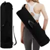 Yoga Backpack Large Capacity Yoga Mat Bag Waterproof Adjustable Shoulder Straps Breathable Sports Bag Portable Black Gym 2