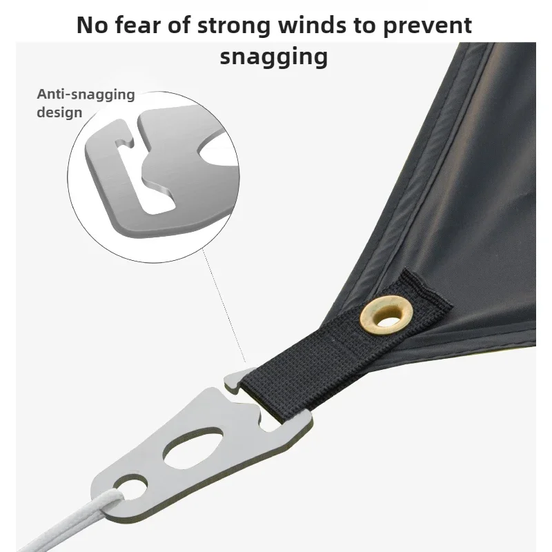 Camping Rope Buckle 304 Stainless Steel Wind Buckle tent Adjuster Wind Buckle Camping Rope Buckle tent Fastening Accessories Tent Quick Knot Buckle