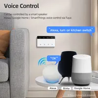 1 2 3 4 Gang Zigbee Smart DIY Name Switch Horizontal Display Screen Zemismart Wall Light Switch Work with Tuya Smart Life APP - Image 6