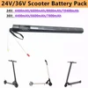 XT-30 Carbon fiber electric scooter with built-in battery pack, 100% original, safe and durable, 24V, 36V, 5200 -10400mAh 3