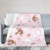 Cartoon Sugarbunnies Blanket  Fleece Awesome Soft Throw Blankets for Bedspread  Winter 3