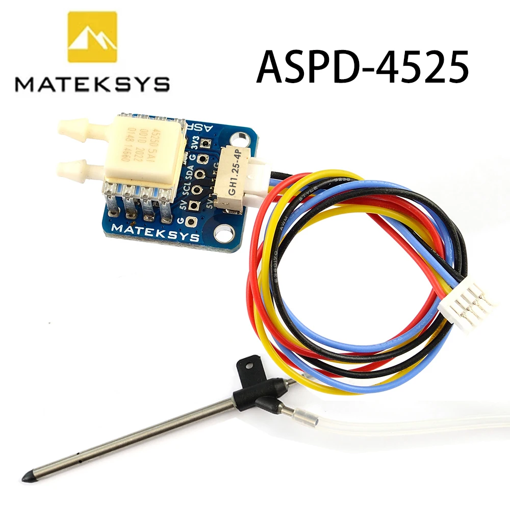 Matek Aspd-4525 Digitale Velocità Del Sensore Di 4 ~ 6V Dc Per F405-Wing F411-Wing F722-Wing Controllori Di Volo Rc Fpv Da Corsa Drone