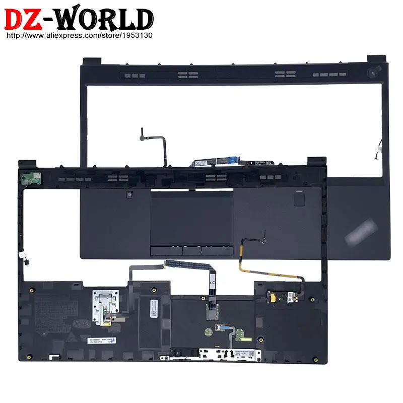 Caixa Superior Shell c Capa para Lenovo Thinkpad Palmrest Bisel Teclado Touchpad e Fpr cs P50 P51 00ur829 01hy708