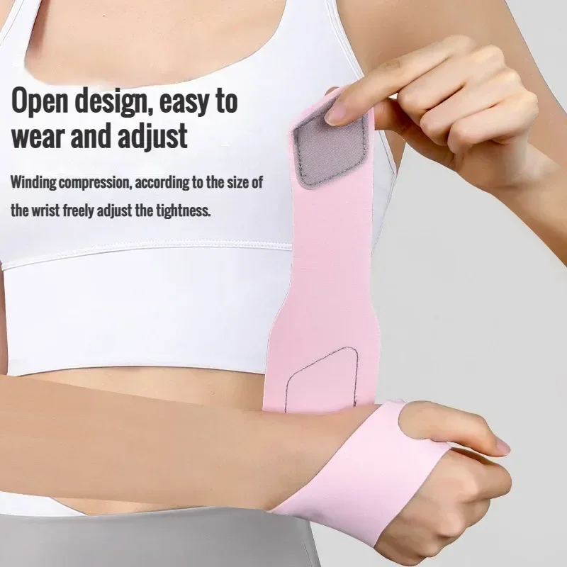Fixed Spandex Sport Wrist Guard Wrist Sprain Tendonitis with Fastener Tape Wristband Ultra Thin Joint Brace  Fitness Sports Wrap