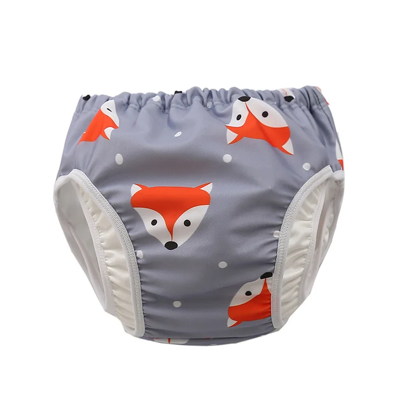 Infant Children Leak proof Swimming Nappies Newborn Baby High Waist Swimming Trunks Baby Boys Girls Cartoon Printed Swim Diapers