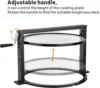 only fire Style Grill Rotisserie System Adjustable Cooking Grate Attachment for Weber 22 inch Kettle Grills - Global 3