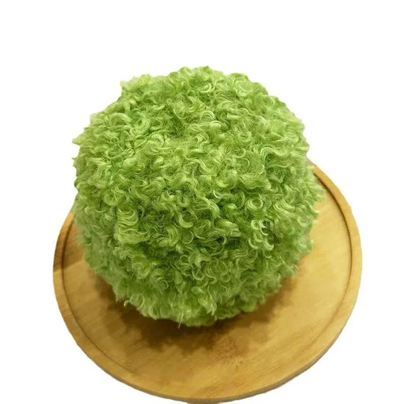 Velvet Xiansen Teddy Curl, Knitted Yarn, Handmade DIY, Can Be Made As Twist Bar Doll Curl 50G Soft Bun